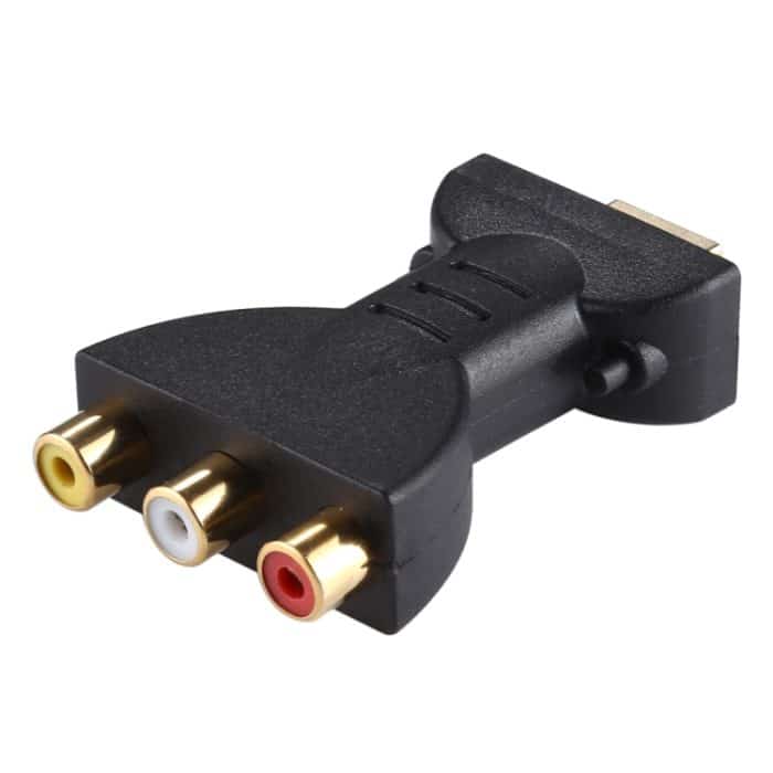 Vergoldeter HDMI-Stecker auf 3 Cinch-Video-Audioadapter AV-Komponentenkonverter für DVD-Projektor – Bild 3