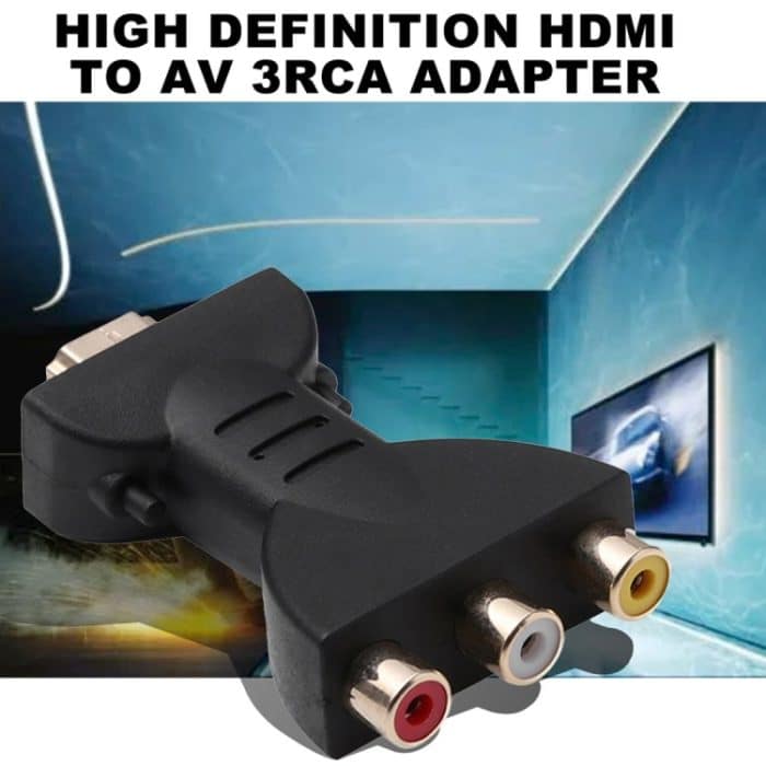 Vergoldeter HDMI-Stecker auf 3 Cinch-Video-Audioadapter AV-Komponentenkonverter für DVD-Projektor – Bild 6