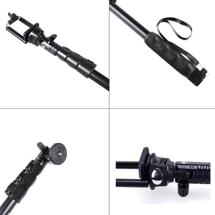 Yunneng 188 ausziehbares Handheld-Teleskop-Monopod für Kameras / Smartphones / Mobiltelefone – Bild 4