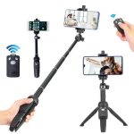 Yunneng yt-9928 3 in 1 Handheld-Stativ, Monopod-Selfie-Stick, Bluetooth-Fernverschluss für alle Smartphones – Bild 2