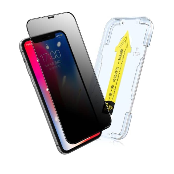ENKAY Quick Stick Anti-Peeping-Hartglasfolie, For iPhone 11 Pro / X / XS, For iPhone 11 / XR, For iPhone 11 Pro Max / XS Max – Bild 1