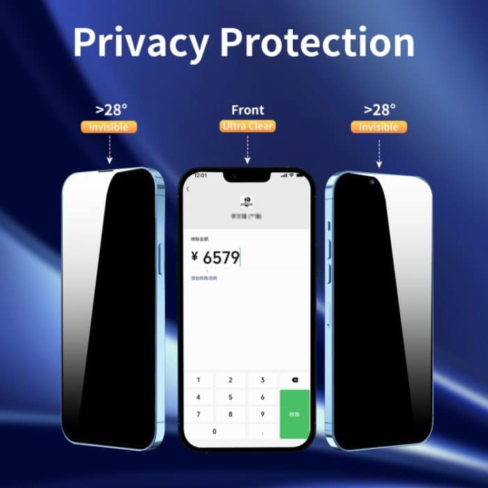 ENKAY Quick Stick Anti-Peeping-Hartglasfolie, For iPhone 11 Pro / X / XS, For iPhone 11 / XR, For iPhone 11 Pro Max / XS Max – Bild 3