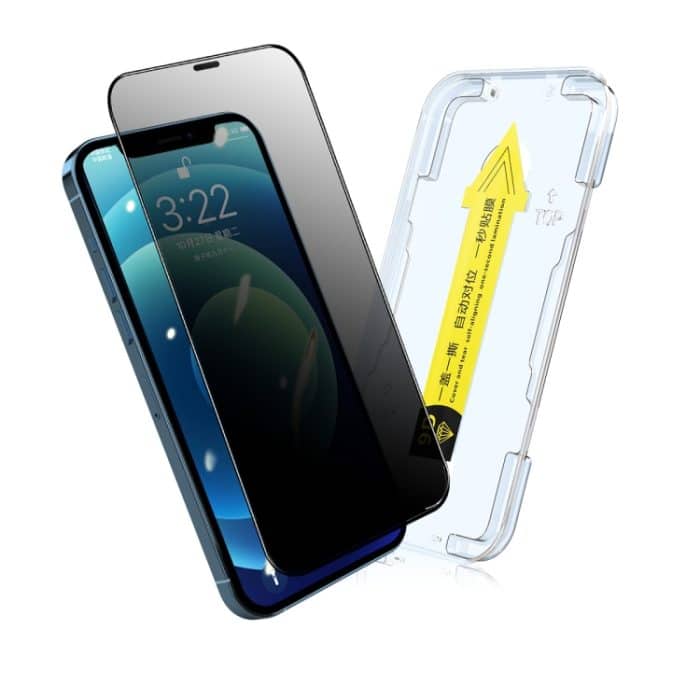 ENKAY Quick Stick Anti-Peeping-Hartglasfolie, For iPhone 12 mini, For iPhone 12 / 12 Pro, For iPhone 12 Pro Max – Bild 1