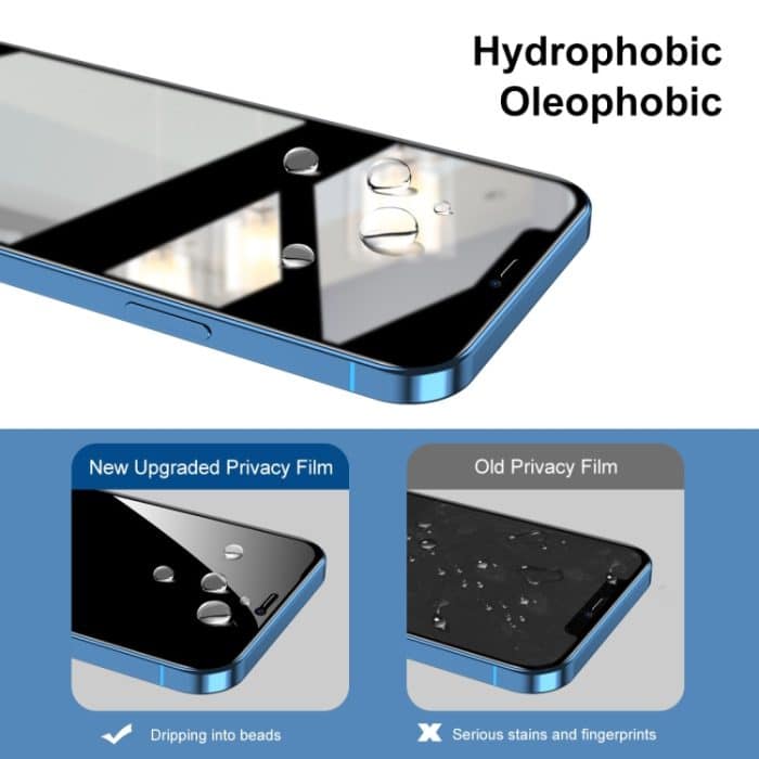 ENKAY Quick Stick Anti-Peeping-Hartglasfolie, For iPhone 12 mini, For iPhone 12 / 12 Pro, For iPhone 12 Pro Max – Bild 8