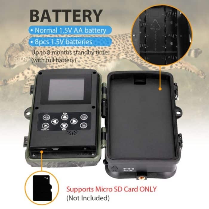 HC-808A HD Field Camera Infrarot Outdoor Outchard Forest Fish Teichüberwachung Diebstahldiebstahl-Kamera – Bild 5