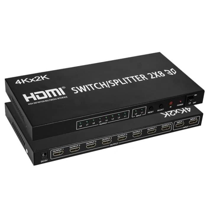 HDMI 2-in-8 Full HD 4K x 2K-Videoschalter – Bild 2