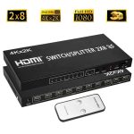 HDMI 2-in-8 Full HD 4K x 2K-Videoschalter – Bild 3
