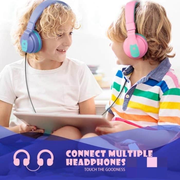 BOBo+ Niedliches Bluetooth 5.0 Bass-Geräuschunterdrückungs-Headset mit Mikrofon für Erwachsene und Kinder – Bild 2