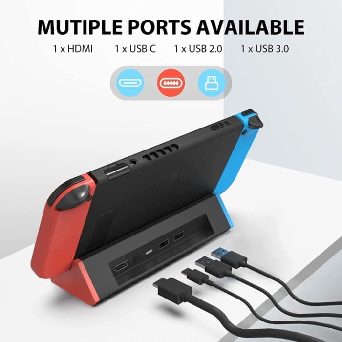 Tragbares Dock 4K HDMI-Adapter für Nintendo Switch/Switch OLED (normales Modell) – Bild 5