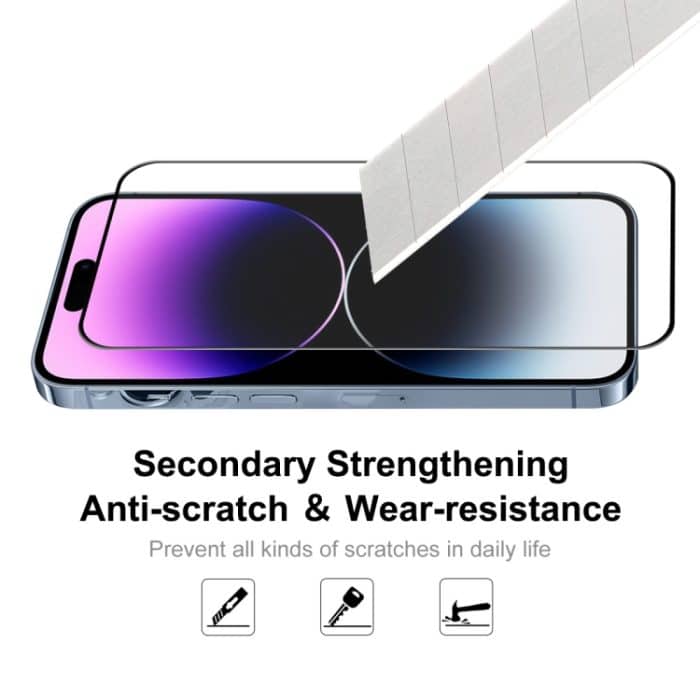 ENKAY 6D Vollkleber-Vollfolie aus gehärtetem Glas für iPhone 14 Pro, For iPhone 14 Pro (1 PC), For iPhone 14 Pro (2 PCS), For iPhone 14 Pro (5 PCS) – Bild 2