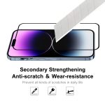 ENKAY Vollkleber 0,26 mm 9H 2,5D gehärtetes Glas Vollfolie für iPhone 14 Pro, For iPhone 14 Pro (1 PC), For iPhone 14 Pro (2 PCS), For iPhone 14 Pro (5 PCS), For iPhone 14 Pro (10 PCS) – Bild 3