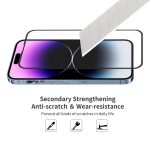 ENKAY Vollkleber-Schutzfolie aus gehärtetem Glas für iPhone 14 Pro, For iPhone 14 Pro (1 PC), For iPhone 14 Pro (2 PCS), For iPhone 14 Pro (5 PCS) – Bild 4