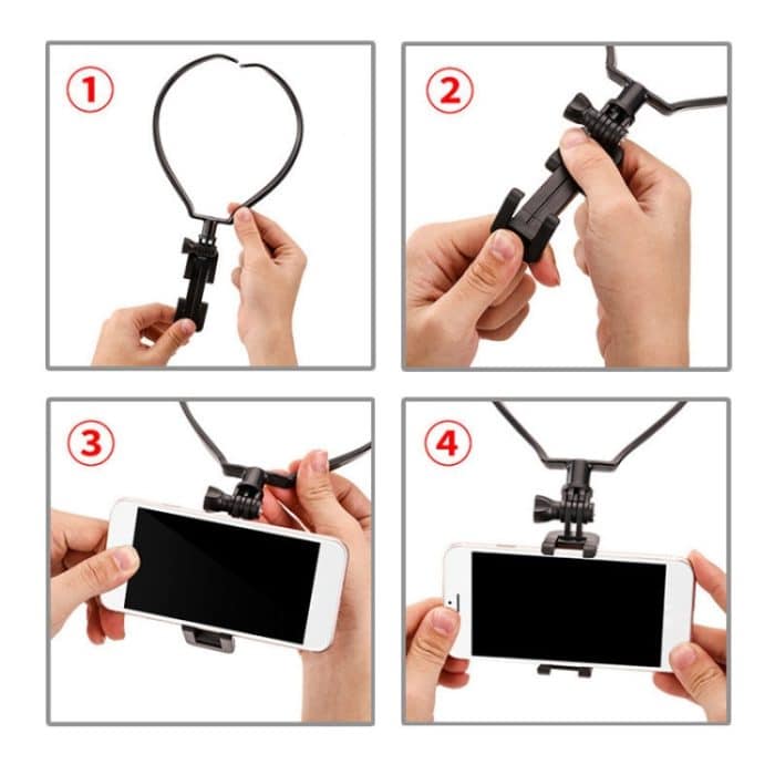 POV / VLOG Smartphone Selfie Neck Holder Mount – Bild 8