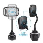 A64 + X905 Universelle 360-Grad-Autotelefonhalterung, verstellbarer Schwanenhals-Getränkehalterständer – Bild 3