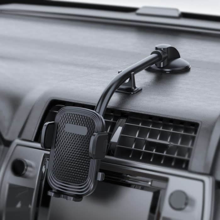 A190 + X51 Autotelefonhalter Armaturenbrett Windschutzscheibe Sucker Mount Biegbarer langer Armständer – Bild 6