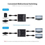 JSM 2 zu 1 / 1 zu 2 HDMI 1080P Zwei-Wege-Smart-Switch-Splitter – Bild 5