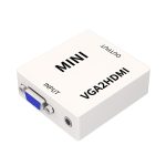 JSM Mini Size HD 1080P VGA zu HDMI Scaler Box Audio Video Digital Converter Adapter