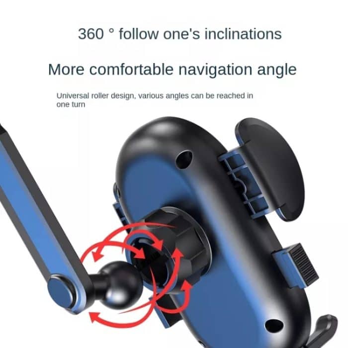 R004 Rückspiegel 360 drehbarer einziehbarer Autotelefonhalter – Bild 3