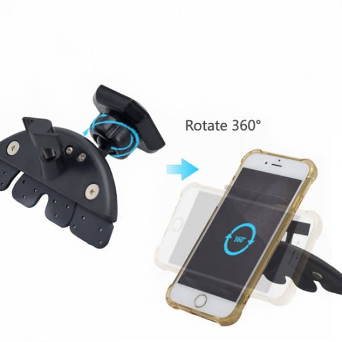 CD008 360-Grad-starker Magnet-Auto-CD-Steckplatz, magnetische Handyhalterung – Bild 3