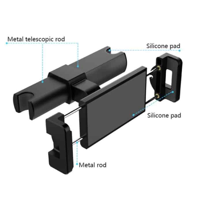 X004 Universelle, drehbare, verstellbare Auto-Rücksitzhalterung, Tablet-Ständer, Telefonhalter – Bild 5