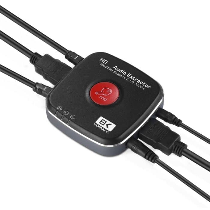 AYSA-11V21 8K/60Hz YbCr420 HDR10 Ausgang 7.1 HDMI8K Audio Separator 2.1 Audio Separator – Bild 1