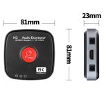 AYSA-11V21 8K/60Hz YbCr420 HDR10 Ausgang 7.1 HDMI8K Audio Separator 2.1 Audio Separator – Bild 3