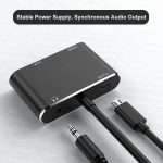 JUNSUNMAY 1080P HDMI zu HDMI + VGA Konverter Bildschirmsplitter Adapter – Bild 2