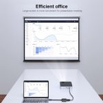 JUNSUNMAY 1080P HDMI zu HDMI + VGA Konverter Bildschirmsplitter Adapter – Bild 6