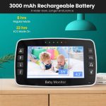 SM43A 4,3-Zoll-Farbdisplay-Nachtsicht-Smart-Zoom-Babyphone-Kamera, M43A, SM43A – Bild 5
