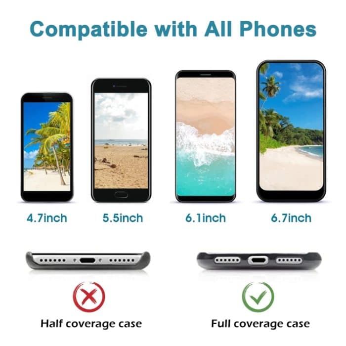 JUNSUNMAY Silikon-Armband, Handy-Lanyard-Schlaufe, Anti-Verlust-Handgelenkseil, universell für Handyhülle – Bild 4