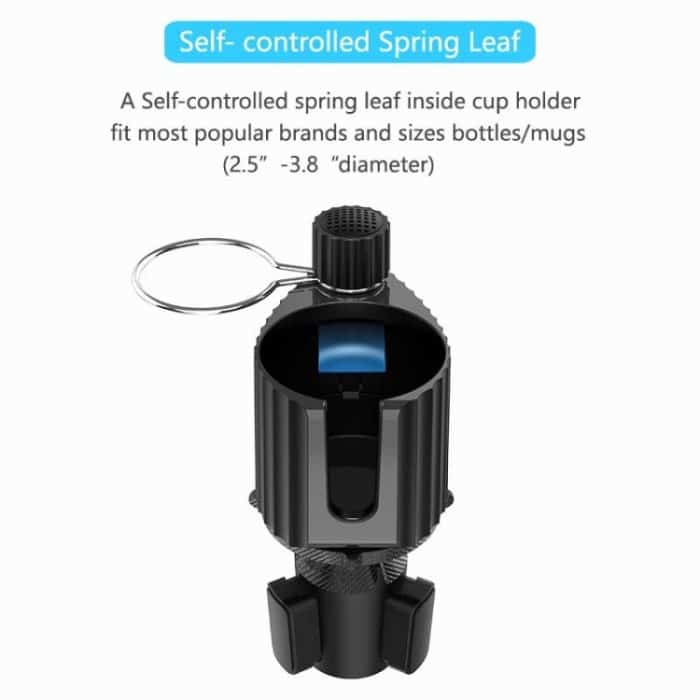 A01 Universelles, verstellbares Autotablett, tragbarer Getränkehalter, Essenstablett, erweiterter Auto-Getränkehalter – Bild 2