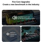 C18 Home Soundkarte Karaoke Audio Integriertes Mikrofon Komplettes Set – Bild 4