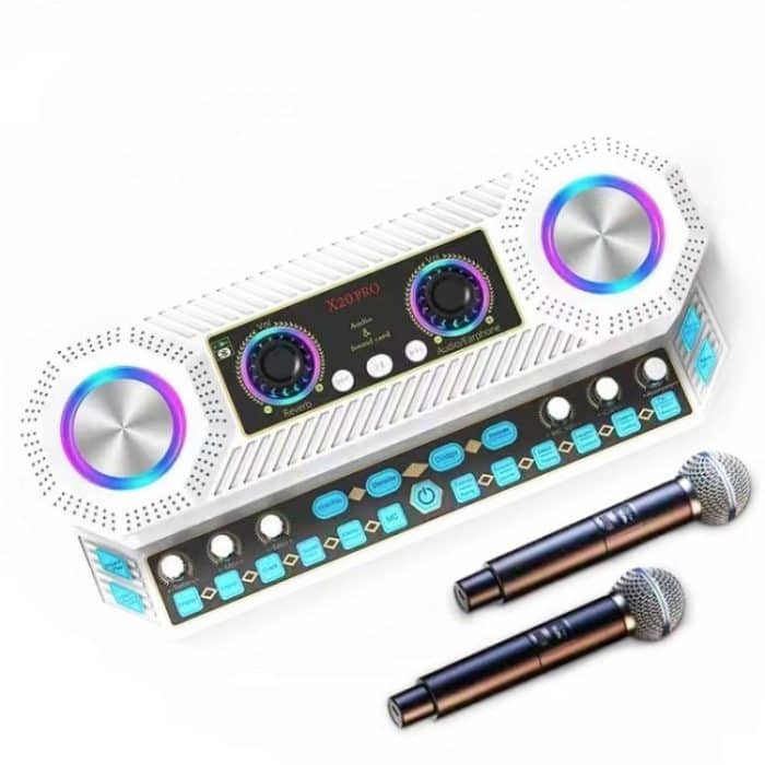 X20 Multifunktions-Gesangs-Soundkarte Audiomaschine Square Dance Karaoke Drahtloser Bluetooth-Lautsprecher – Bild 1