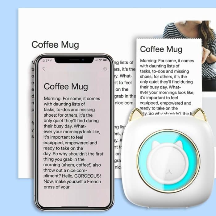 C23 Tragbarer Minidrucker Thermodrucker – Bild 5