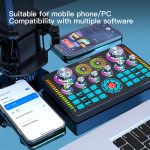 Q7 Live-Streaming-Soundkarten-Audiomixer für Live-Aufnahmen – Bild 6