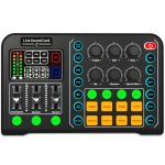 M6 Live Soundkarte Multifunktionaler kabelloser Voice Changer Broadcast Mixer