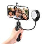 XWJ-S1 Desktop-Handyhalter-Stativ mit LED-Leuchten – Bild 6