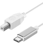 3,3 Fuß langes USB-C-/Typ-C-zu-USB-B-MIDI-Adapterkabel für Samsung-/Huawei-Laptops/MIDI-Tastaturen/Audio-Interface-Aufnahmen