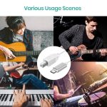 3,3 Fuß langes USB-C-/Typ-C-zu-USB-B-MIDI-Adapterkabel für Samsung-/Huawei-Laptops/MIDI-Tastaturen/Audio-Interface-Aufnahmen – Bild 7