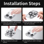 Für iPhone 13 Pro / 13 Pro Max ENKAY Hat-Prince Antireflexionskameraobjektiv Aluminiumlegierung gehärteter Glasfilm, For iPhone 13 Pro / 13 Pro Max – Bild 6