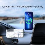 T1 Für Tesla Magnetischer, skalierbarer, faltbarer, um 360 Grad drehbarer Auto-Handyhalter – Bild 2