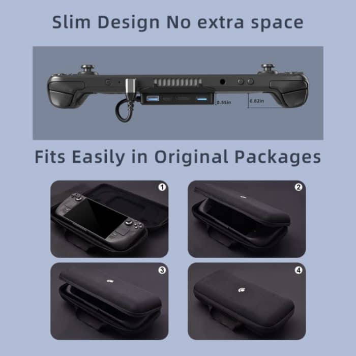 V266 Für Steam Deck 5 in 1 Halterung Dockingstation Ladestation Unterstützung 4K/60Hz USB3.0 – Bild 5