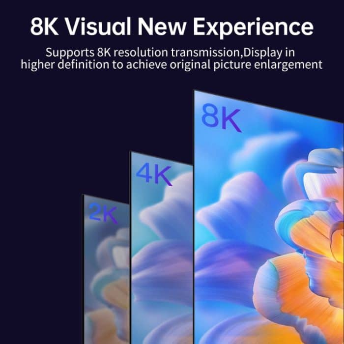 V175B Geeignet für die Anzeige von TV-Projektoren vom Typ C bis DP 8K mit derselben Bildschirmlinie – Bild 5