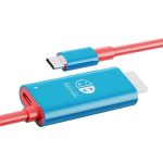 ENKAY ENK-CB136 6,6 Fuß.Typ-C-zu-HDMI-Konvertierungskabel für Switch 4K HD-Projektionsfernseher