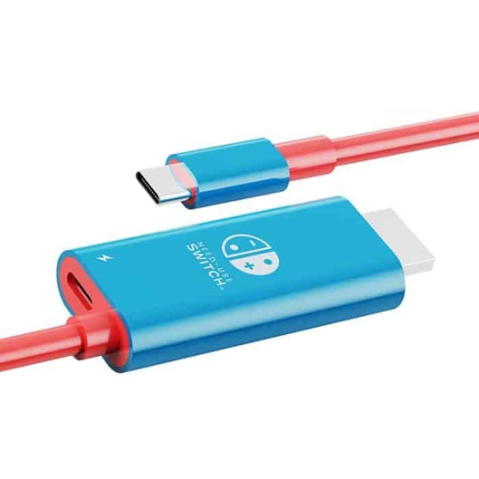 ENKAY ENK-CB136 6,6 Fuß.Typ-C-zu-HDMI-Konvertierungskabel für Switch 4K HD-Projektionsfernseher – Bild 1