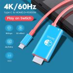 ENKAY ENK-CB136 6,6 Fuß.Typ-C-zu-HDMI-Konvertierungskabel für Switch 4K HD-Projektionsfernseher – Bild 6