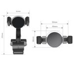 088 Mit Parkplatz-Telefonschild, 360-Grad-Drehung, Auto-Armaturenbrett-Halterung, Handy-Halterung – Bild 2