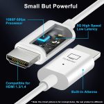 Kabelloses HDMI-Sender- und Empfänger-Set, HDMI-Wireless-Extender-Adapter, 1080P 60fps Video-Audio-Projektion für PC, Laptop, Kamera auf HDTV/Projektor – Bild 11