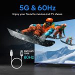 Kabelloses HDMI-Sender- und Empfänger-Set, HDMI-Wireless-Extender-Adapter, 1080P 60fps Video-Audio-Projektion für PC, Laptop, Kamera auf HDTV/Projektor – Bild 4