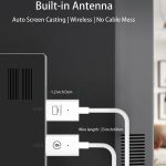 Kabelloses HDMI-Sender- und Empfänger-Set, HDMI-Wireless-Extender-Adapter, 1080P 60fps Video-Audio-Projektion für PC, Laptop, Kamera auf HDTV/Projektor – Bild 7